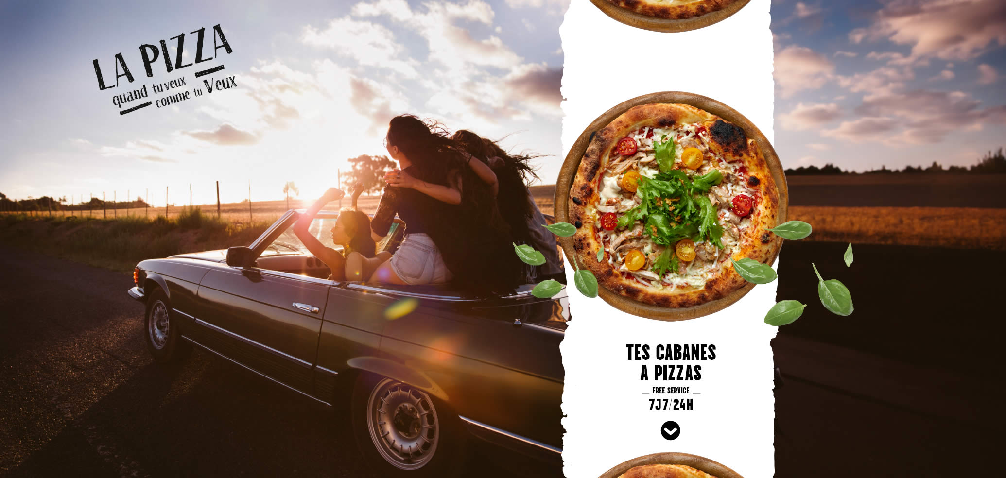 La cabane à pizzas - free service - 7J7/24H